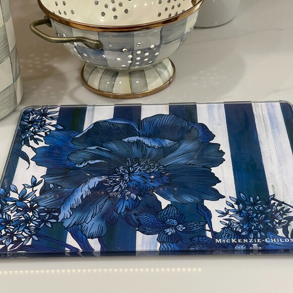 MacKenzie-Childs Royal Englis Garden Glass Cutting Board-NEW - Picture 11 of 16